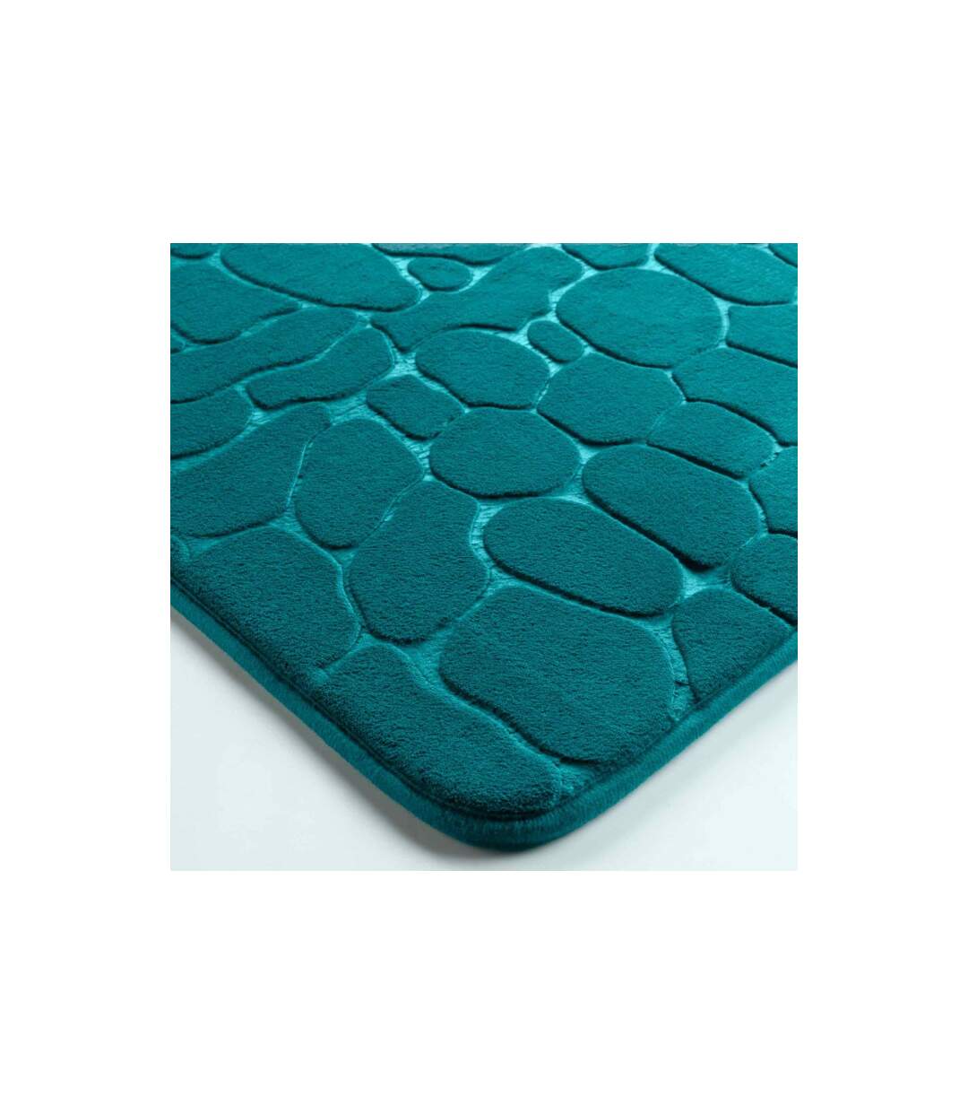 Tapis de Bain Ricochet 50x120cm Bleu Émeraude-3