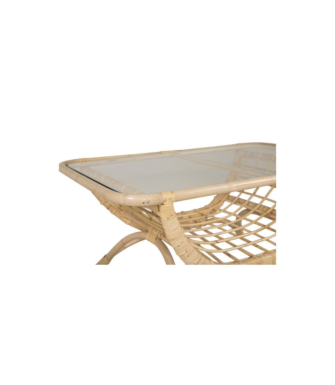 Table Basse de Jardin en Rotin Moana 95cm Naturel-5