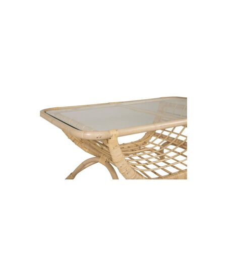 Table Basse de Jardin en Rotin Moana 95cm Naturel