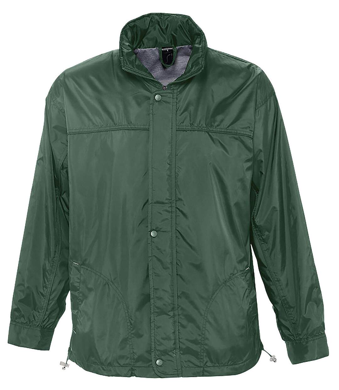 Veste coupe-vent imperméable doublé jersey - 46000 - vert forêt - mixte homme femme-1