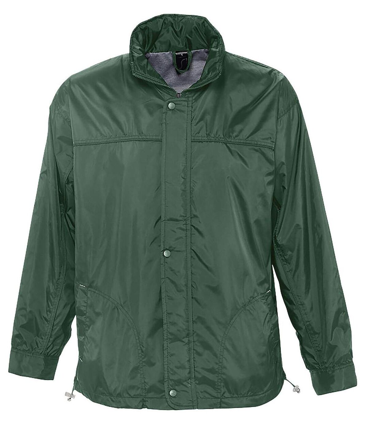 Veste coupe-vent imperméable doublé jersey - 46000 - vert forêt - mixte homme femme