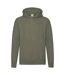 Sweat à capuche premium homme olive classique Fruit of the Loom