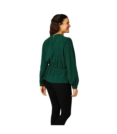 Blouse Motif/style Texturé Femme Vert Noir Biba