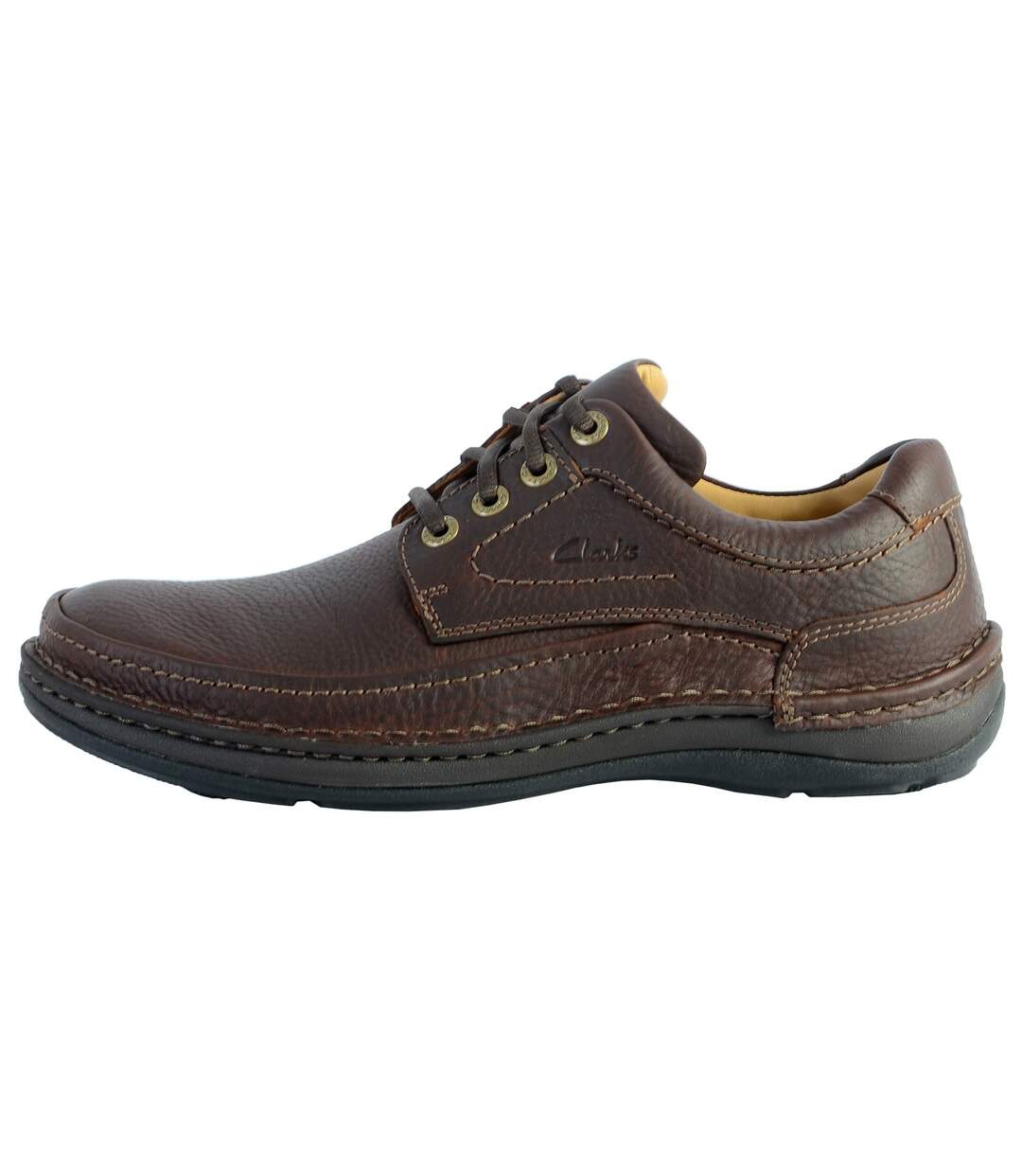 Basket Cuir Clarks Nature Three-1