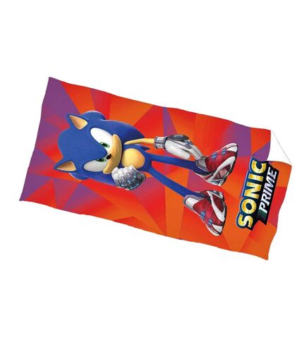 Cotton beach towel one size multicoloured Sonic Prime