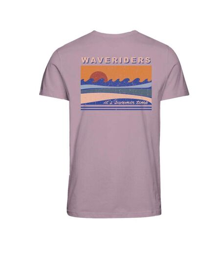 T-Shirt rose homme jack & jones jortide - l