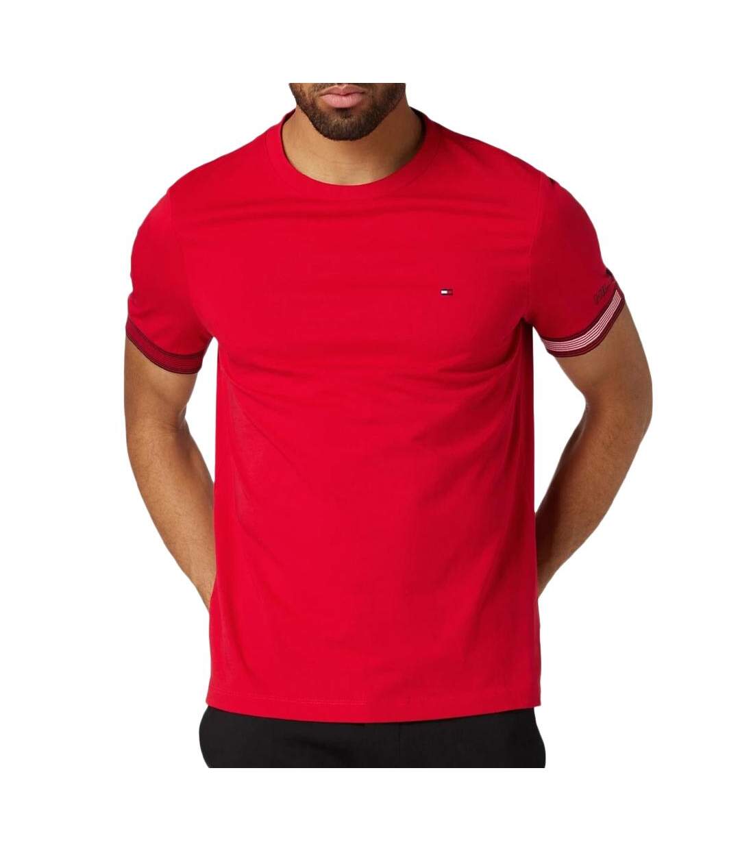 T-shirt Rouge Homme Tommy Hilfiger MW0MW34427 - M