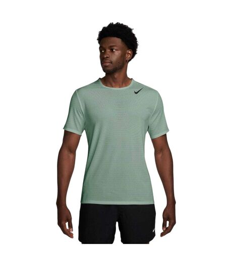 Mens Aero Swoosh Short-sleeved Top Green Nike
