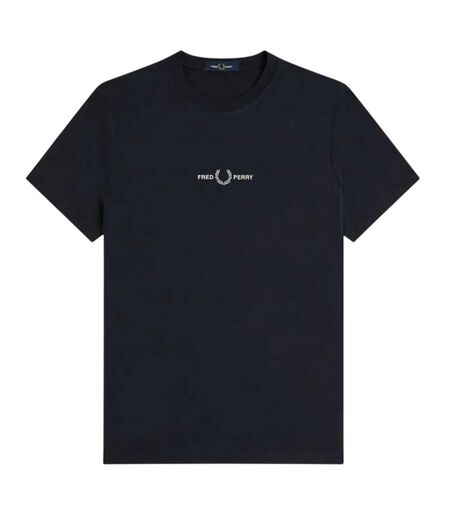 Mens Logo T-shirt Navy Fred Perry