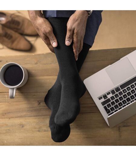 6 Pack Mens Non Elastic Soft Top Cotton Diabetic Socks