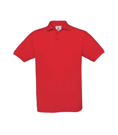 B&C Mens Safran Polo Shirt (Red) - UTRW9861