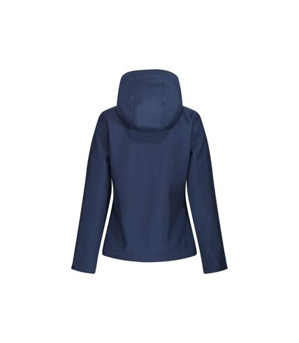 Regatta Womens/Ladies Venturer 3 Layer Membrane Soft Shell Jacket (Navy/French Blue) - UTRG5518