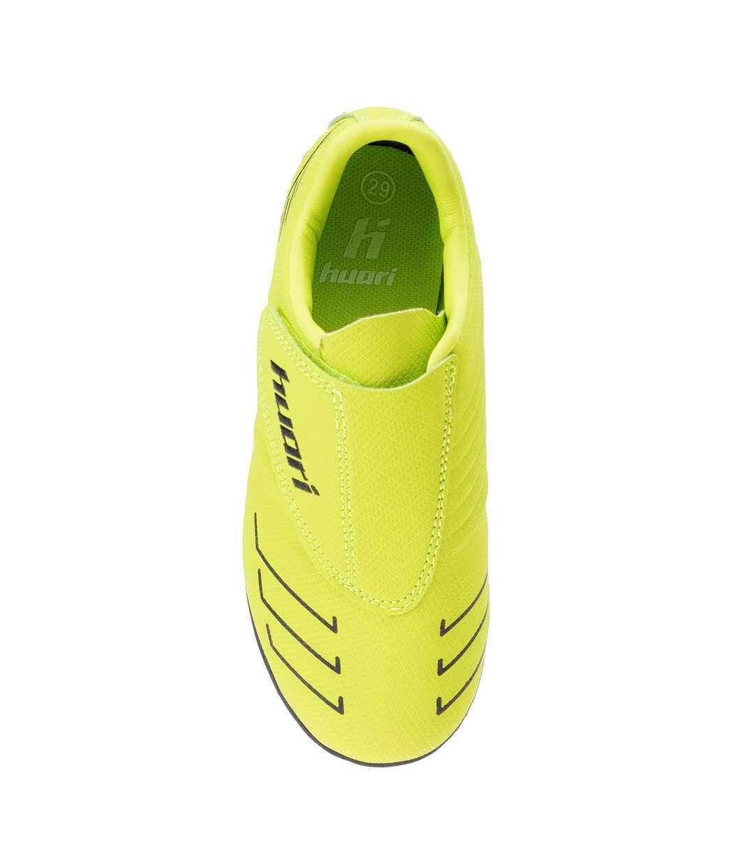 Chaussures de foot pallo enfant vert clair / noir Huari-4