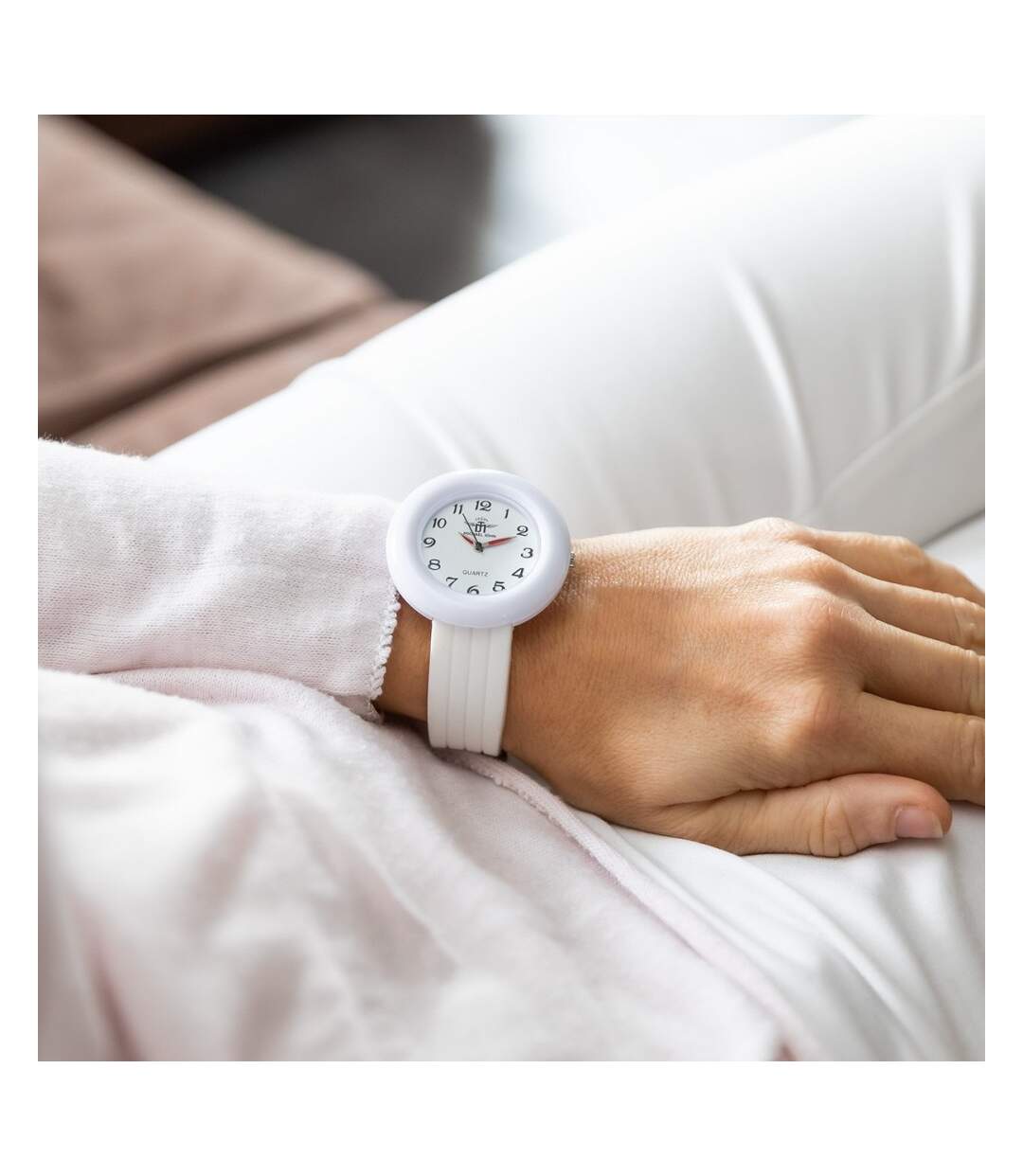 Montre Femme Silicone Blanc M. JOHN