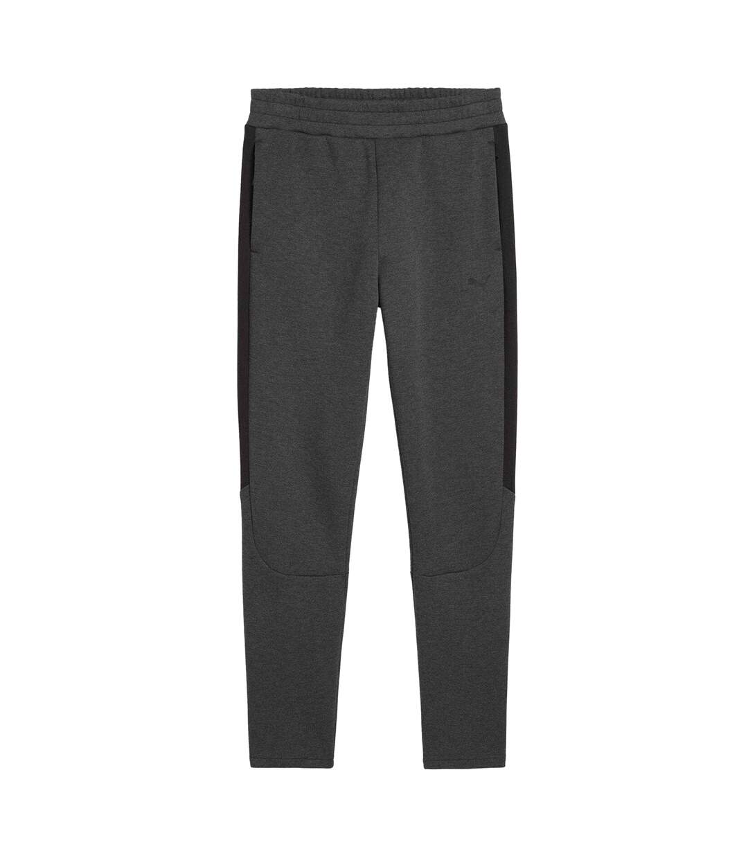 Mens Evostripe Core Fleece Tapered Joggers Dark Grey Heather Puma-1