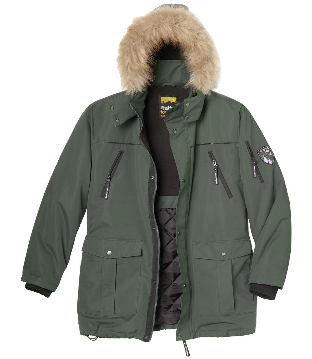 Parka GRAND FROID à Capuche Fausse Fourrure amovible-2