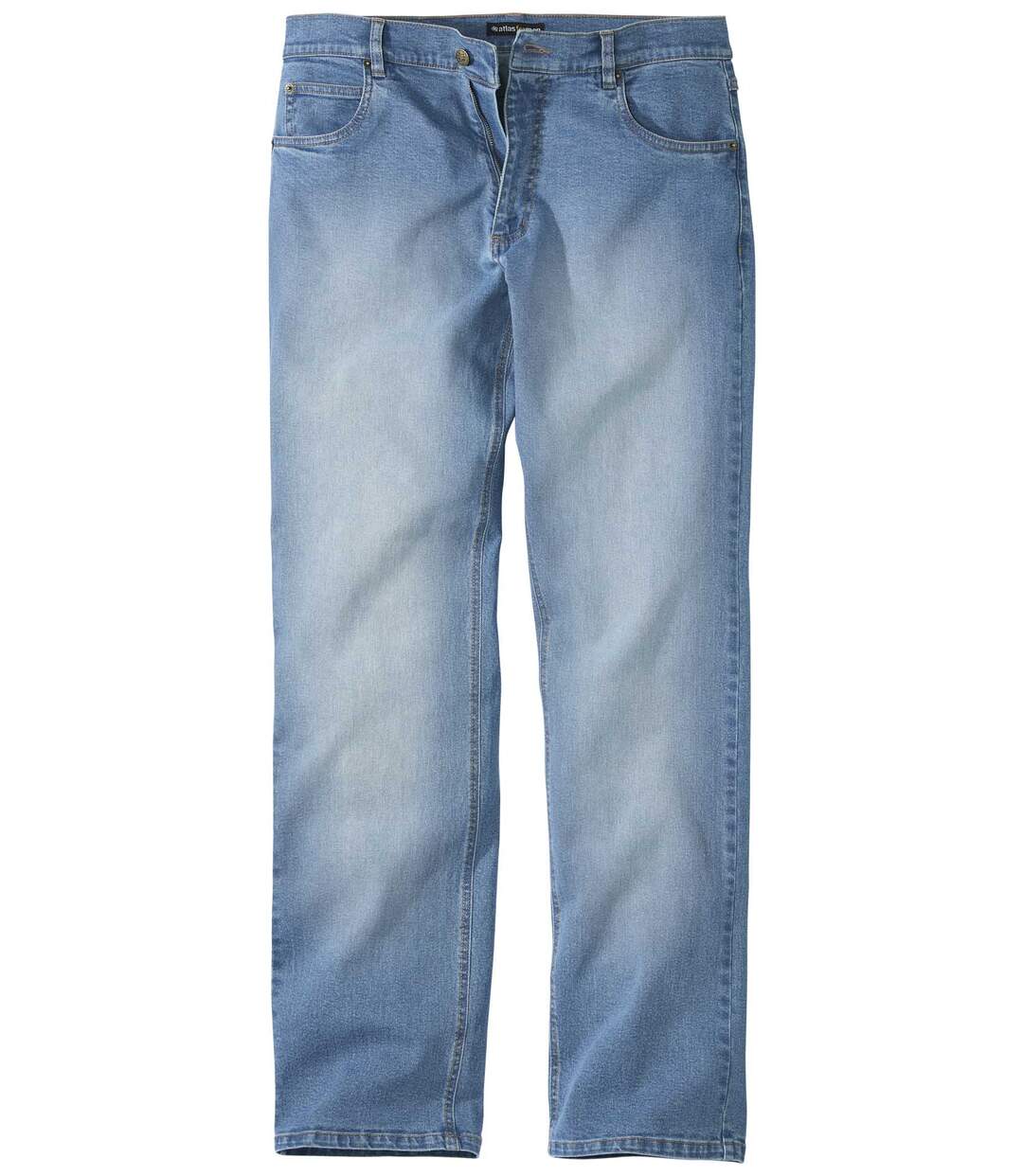 Stretch-Jeans in ausgewaschenem Blau Atlas For Men