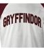 T-shirt Motif/style Gryffondor Homme Blanc Rouge Harry Potter-2