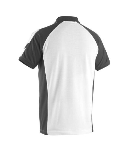 Blanc Anthracite Foncé Mascot