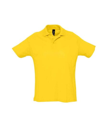 Polo Summer Homme Jaune Or SOLS