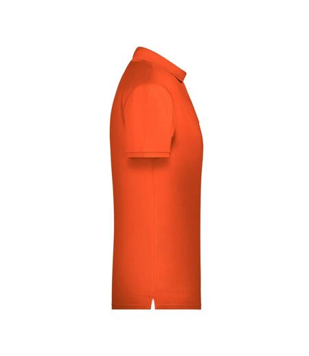 Polo Basic Homme Orange Foncé James And Nicholson