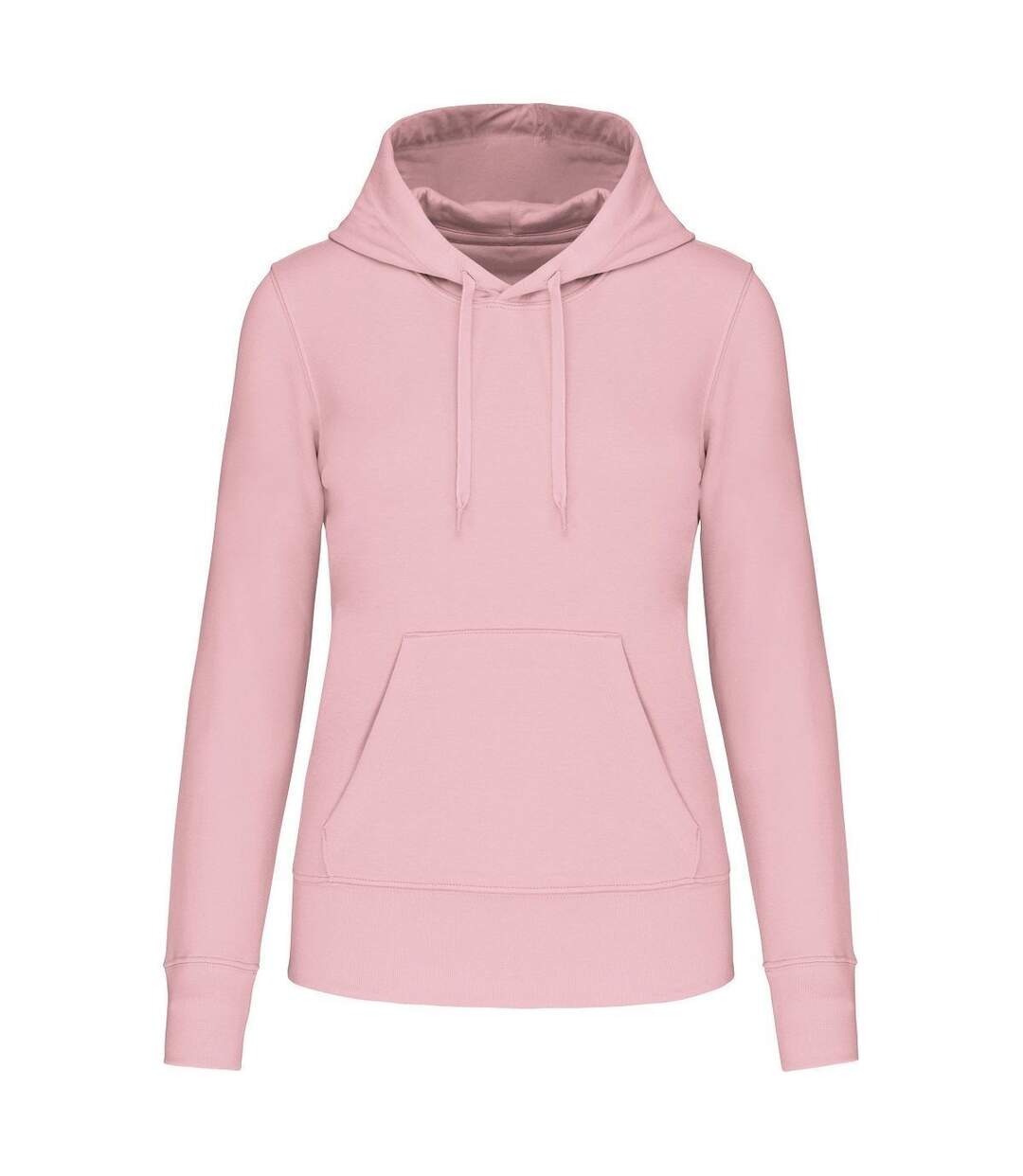 Sweat à capuche écoresponsable - Femme - K4028 - rose clair-1