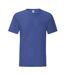 T-shirt Iconic Homme Bleu Roi Chiné Fruit Of The Loom-1
