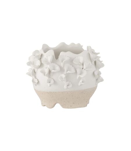 Cache-Pot en Poterie Anémone 25cm Naturel