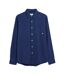 Mens Bryan Striped Long-sleeved Shirt True Navy Farah-1