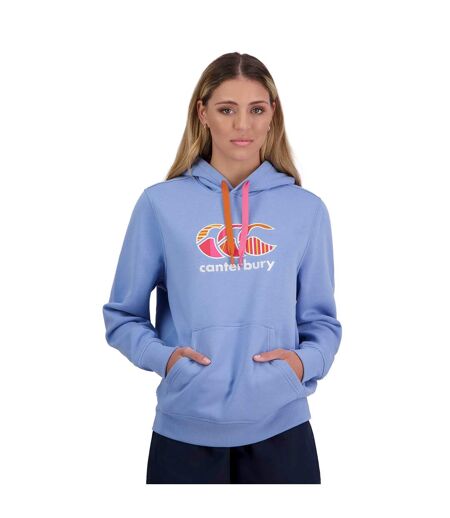 Womens/ladies Uglies Logo Hoodie Storm Blue Canterbury