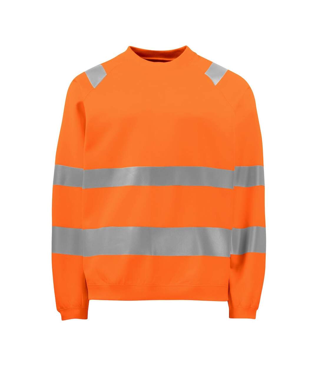 Mens reflective tape sweatshirt orange Projob-1