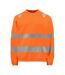 Projob Mens Reflective Tape Sweatshirt (Orange)