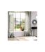 Rideau Voilage Jacquard Enzo 140x260cm Gris-1