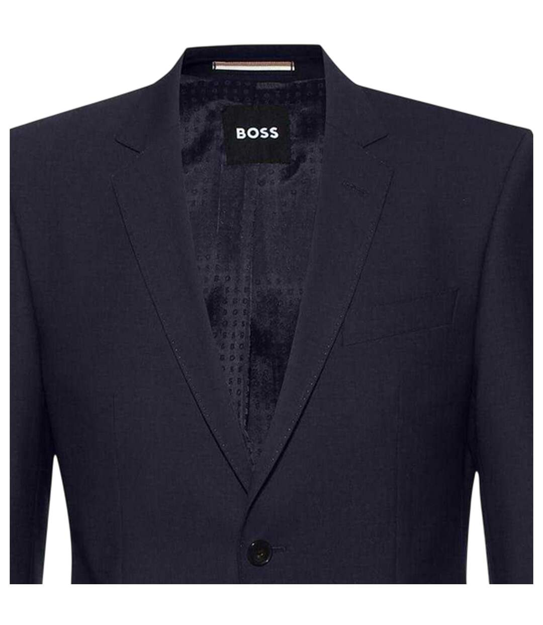 Mens Harvey Suit Jacket Dark Blue Boss-3