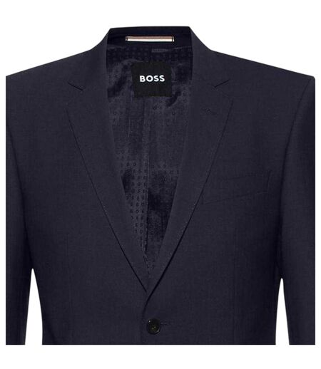 Mens Harvey Suit Jacket Dark Blue Boss
