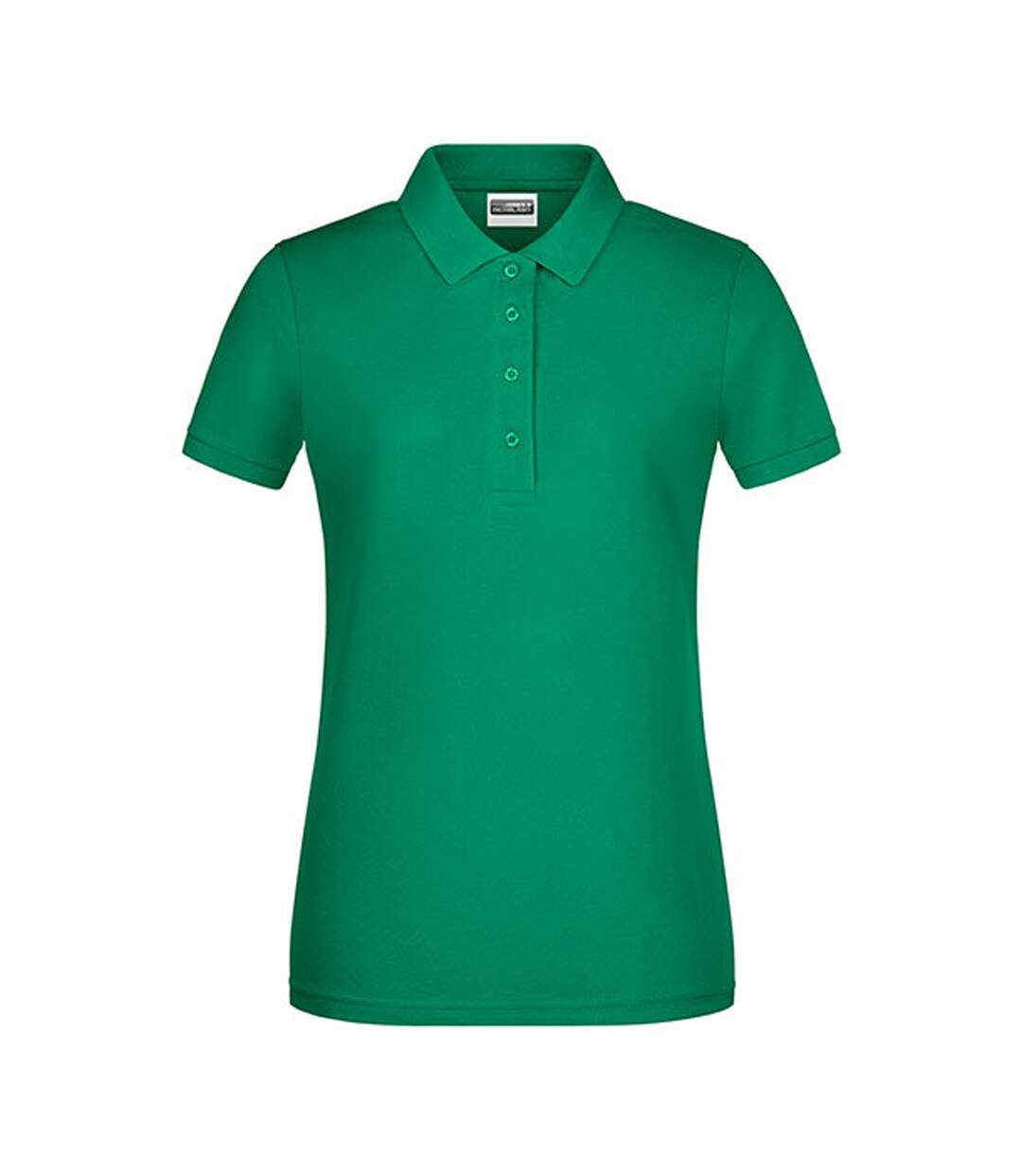 Polo Basic Femme Vert Irlandais James And Nicholson-1