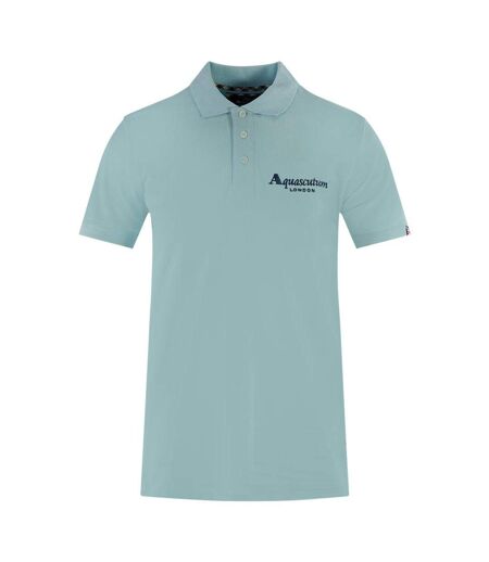 Polo London Homme Bleu Clair Aquascutum
