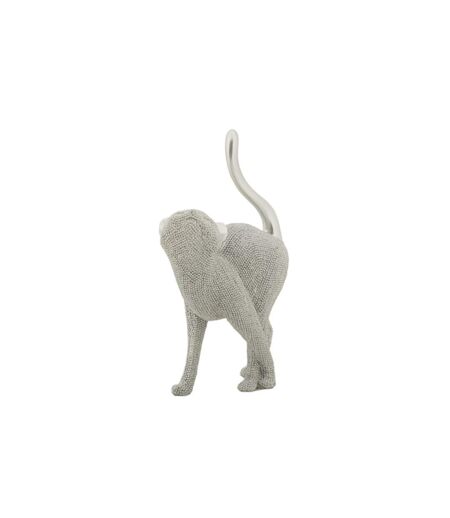 Statuette Déco Chat Sparky 26cm Argent