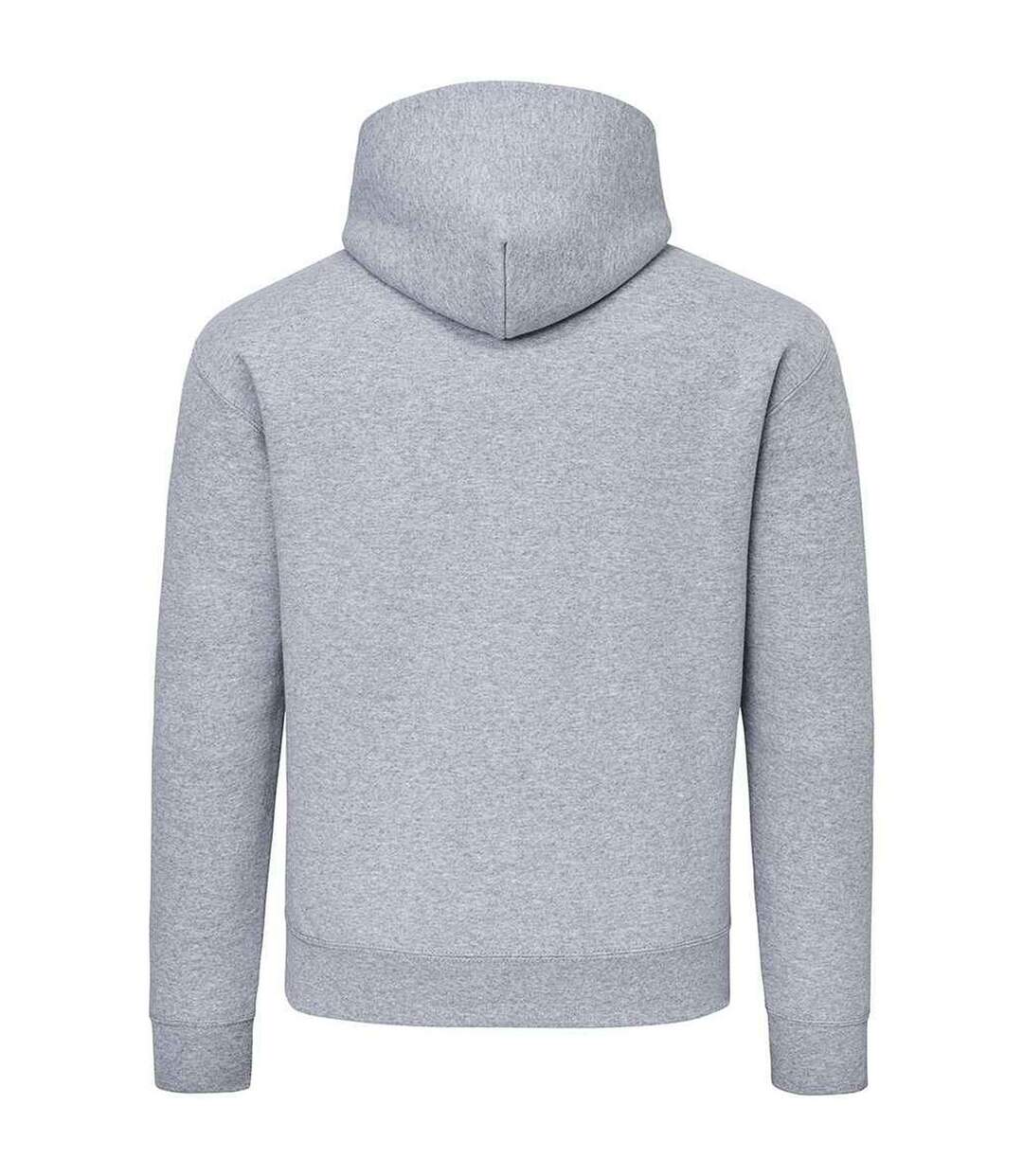 Mens cotton hoodie athletic heather Fruit of the Loom-2