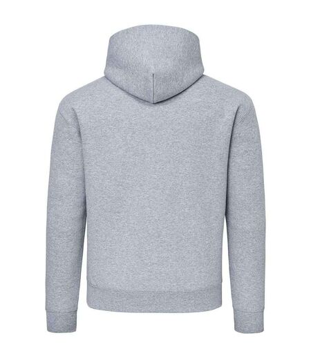 Mens cotton hoodie athletic heather Fruit of the Loom