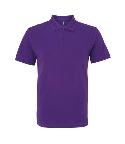 Asquith & Fox Mens Organic Classic Fit Polo Shirt (Purple) - UTRW7698