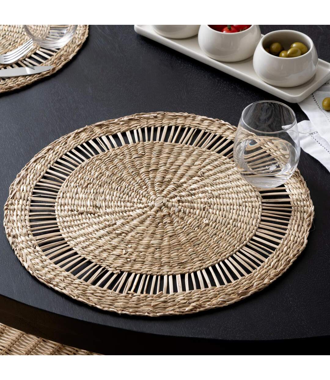 Set de Table Déco Spring Water 38cm Naturel-3