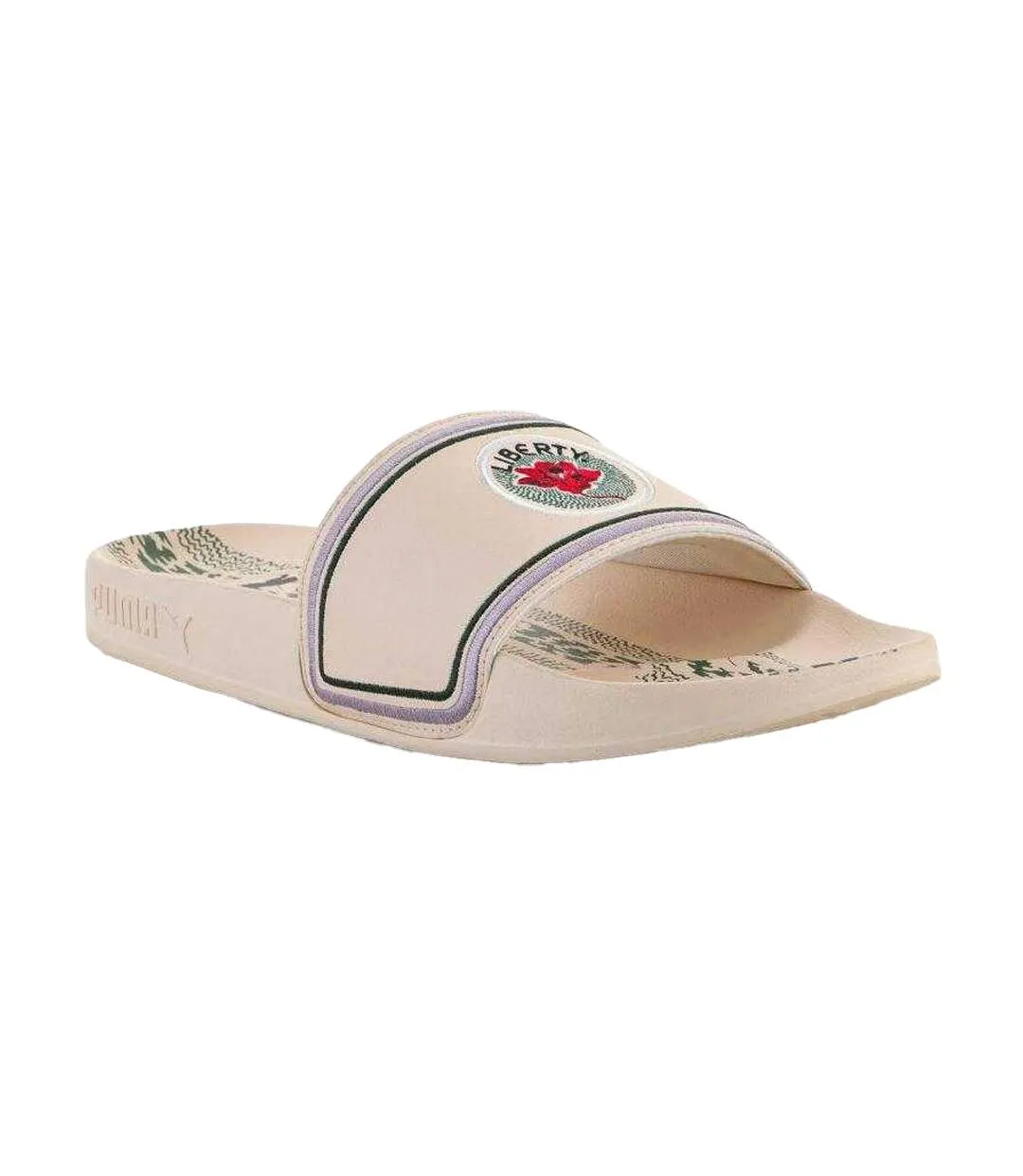 Claquettes Style Logo Liberty 2.0 Femme Beige Puma-1