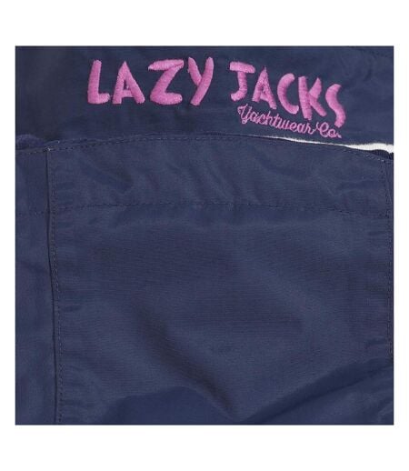 Veste Imperméable Femme Bleu Mer Lazy Jacks