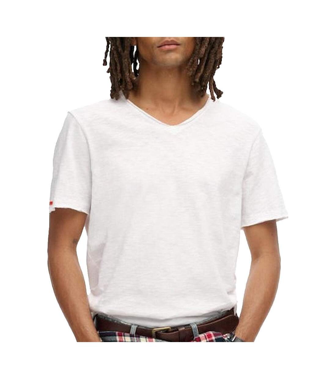 T-Shirt blanc homme superdru raw - xxl-1