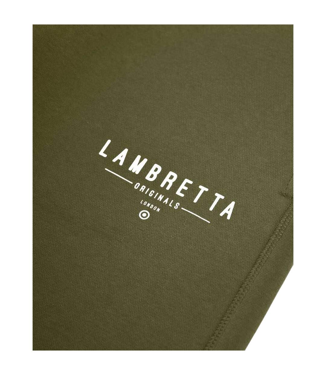 Pantalon De Jogging Motif/style Logo Homme Vert Kaki Lambretta-4