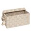 Lot de 2 Boîtes de Rangement Lise 35cm Beige-5