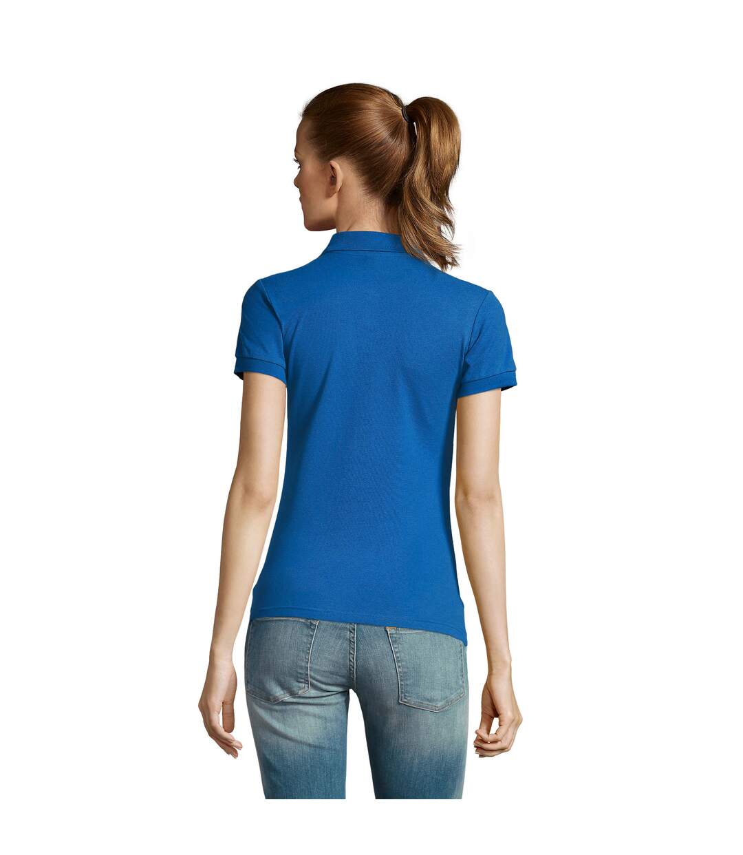 Polo Passion Femme Bleu Roi SOLS-3