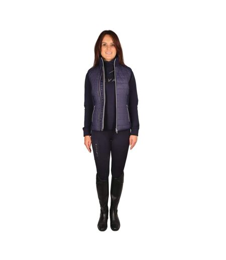 Womens/ladies elevate allure gilet navy/gunmetal grey Hy