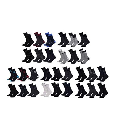 Chaussettes homme AZZARO Confort et qualité -Assortiment modèles photos selon arrivages- - Pack de 12